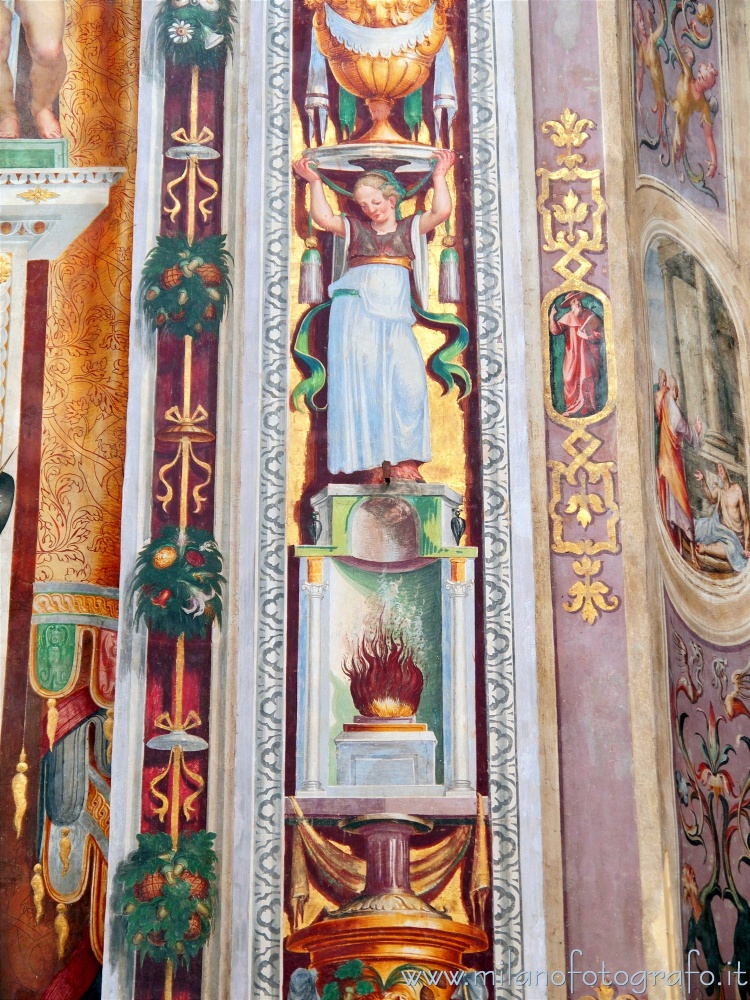 Meda (Monza e Brianza, Italy) - Renaissance decorations in the Church of San Vittore